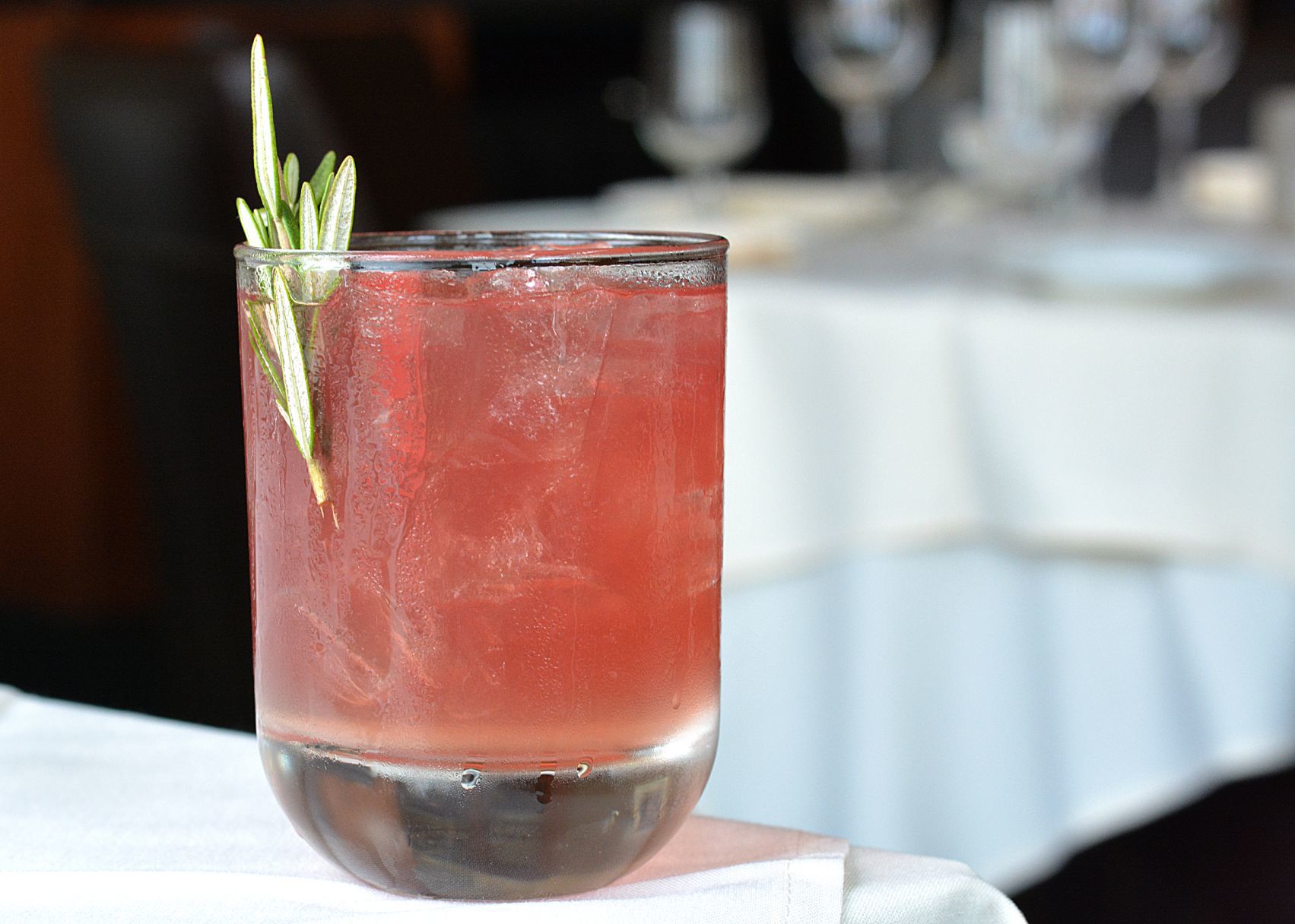 Cherry Smash at Johnny Delmonico's Steakhouse
